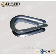 High quality wire rope accessory wire rope thimble